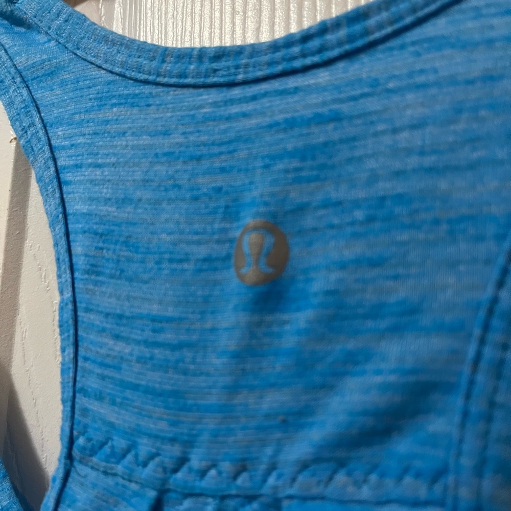 Blue Women's Racerback Tank Top Lululemon - Picture 6 of 6